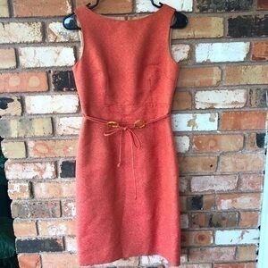 David Meister Sleeveless Dress with belt